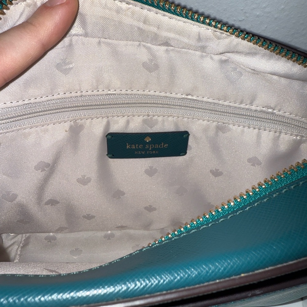 Kate Spade Teal Colorblock Camera Crossbody - Picture 7 of 13